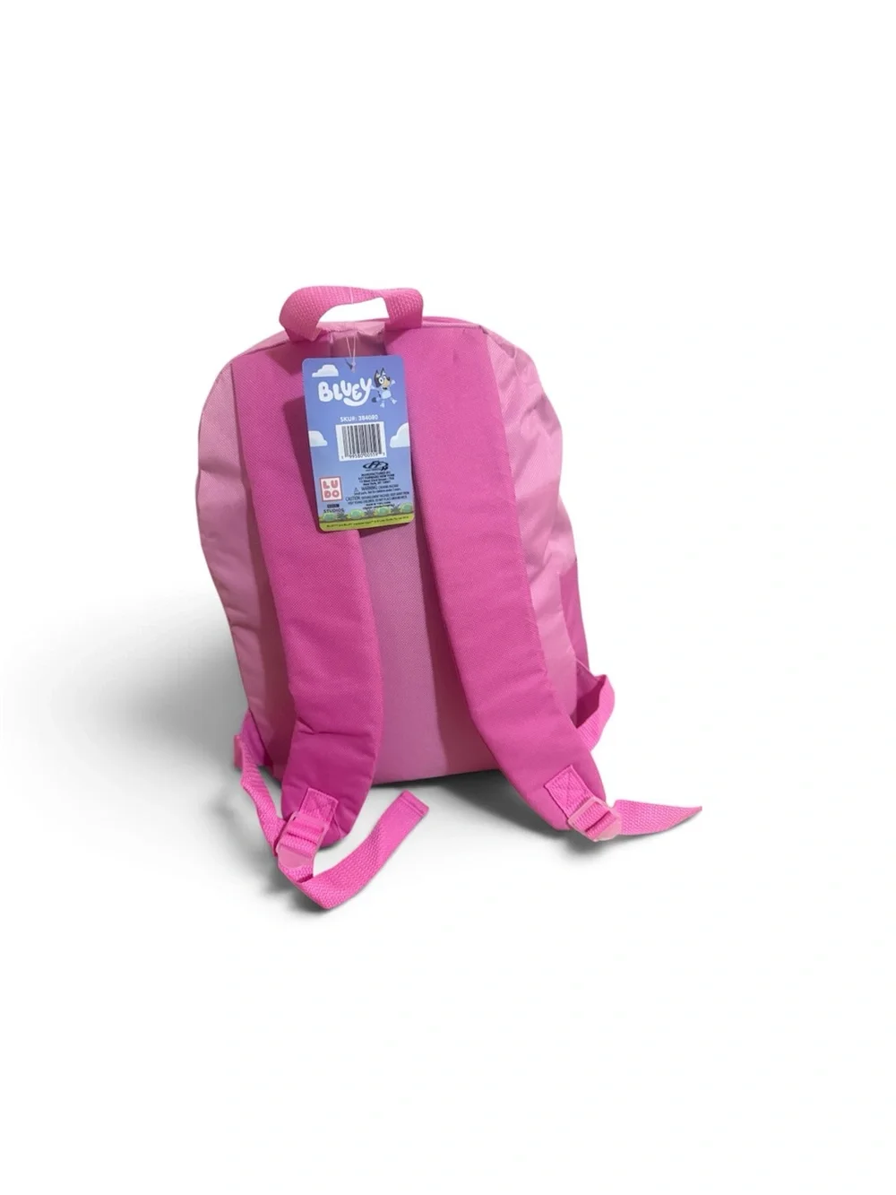 Bluey Pink Glitter Girls School Backpack